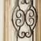 25" White Farmhouse Ornamental Wood & Metal Wall Décor